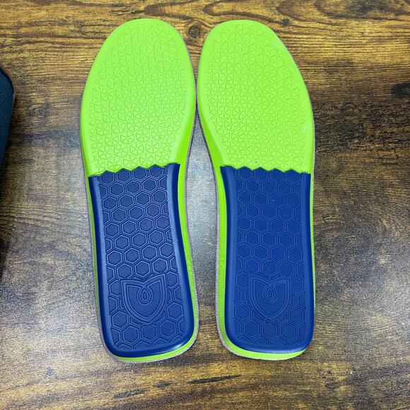 Rothys Womens Size 9.5 Loafers The Driver Navy Blue Knit Preppy Comfort Career - Picture 7 of 11